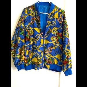 90’s Vintage Unbranded Acrylic Bomer Jacket